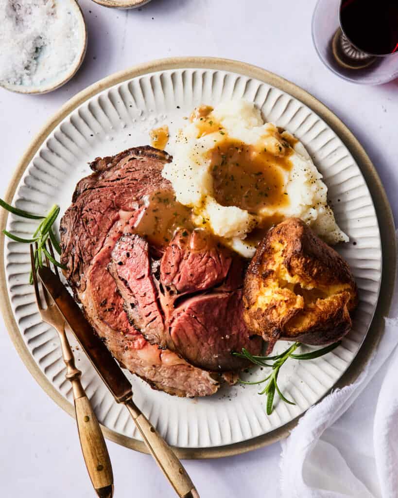 The Perfect Reverse Sear Prime Rib Recipe What S Gaby Cooking