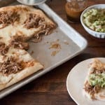 Thumbnail image for Carnitas and Chipotle Guacamole Pizza