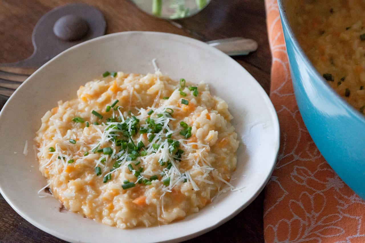 Carrot and Parmesan Risotto