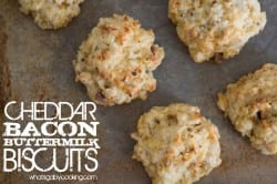 Cheddar Bacon Buttermilk Biscuits
