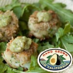 Thumbnail image for Crab Cakes with Tomatillo California Avocado Salsa + a Giveaway