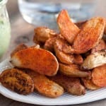 Thumbnail image for Roasted Potato Fries with Avocado Aioli