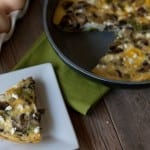 Thumbnail image for Mushroom, Green Onion and Goat Cheese Frittata