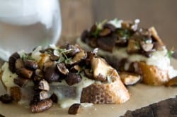 Mushroom and Fontina Tartine 2