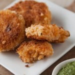 Thumbnail image for Risotto Cakes with Pesto