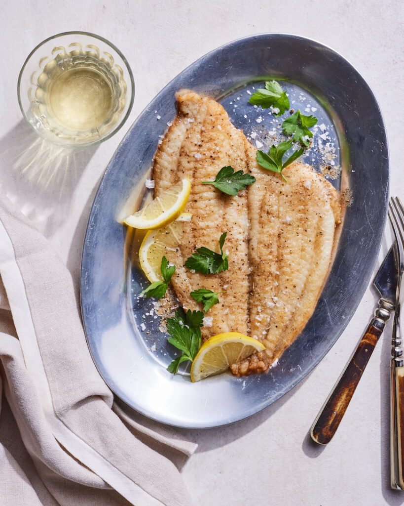 Pan Fried Sole with Lemon and Herbs from www.whatsgabycooking.com (@whatsgabycookin)