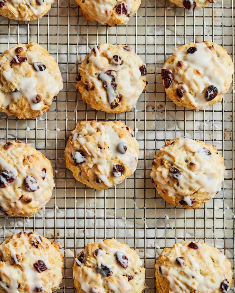 White Chocolate Cranberry Scones from www.whatsgabycooking.com (@whatsgabycookin)