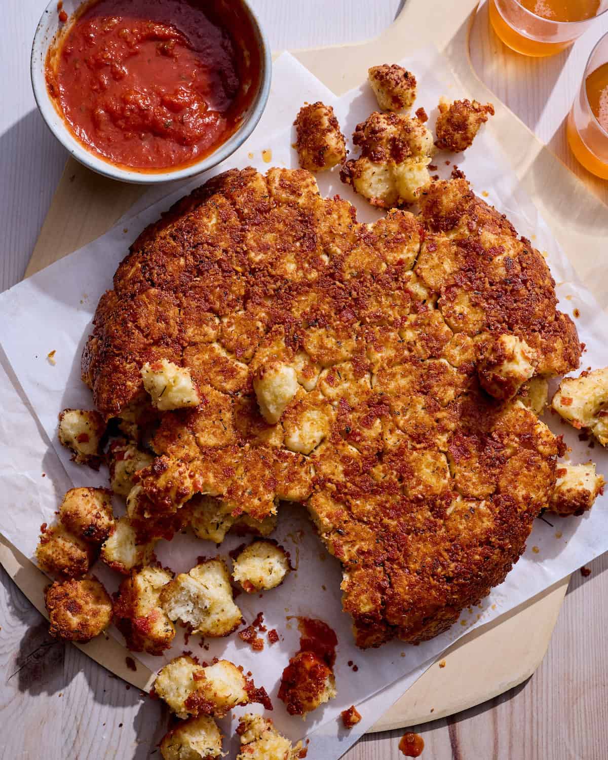 Pepperoni Pizza Monkey Bread