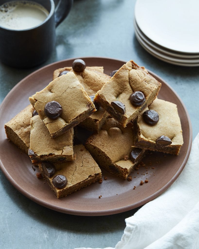 Chocolate Butterscotch Salted Caramel Blondies from www.whatsgabycooking.com (@whatsgabycookin)