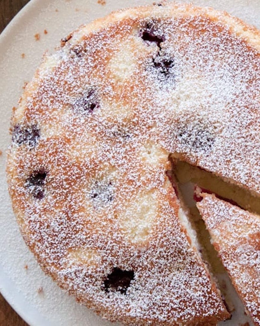 Blackberry Buttermilk Cake