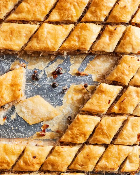 Coconut Chocolate Baklava - What's Gaby Cooking