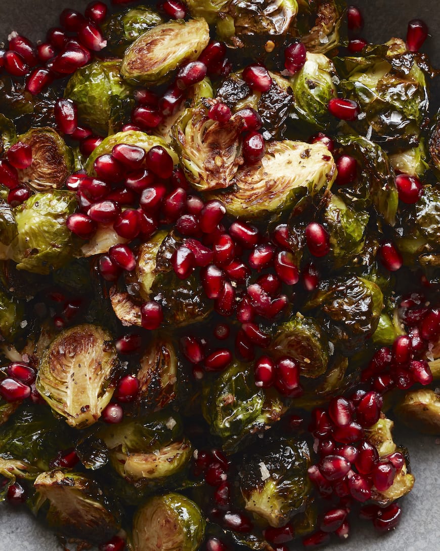 Roasted Brussels Sprouts Salad from www.whatsgabycooking.com (@whatsgabycookin)