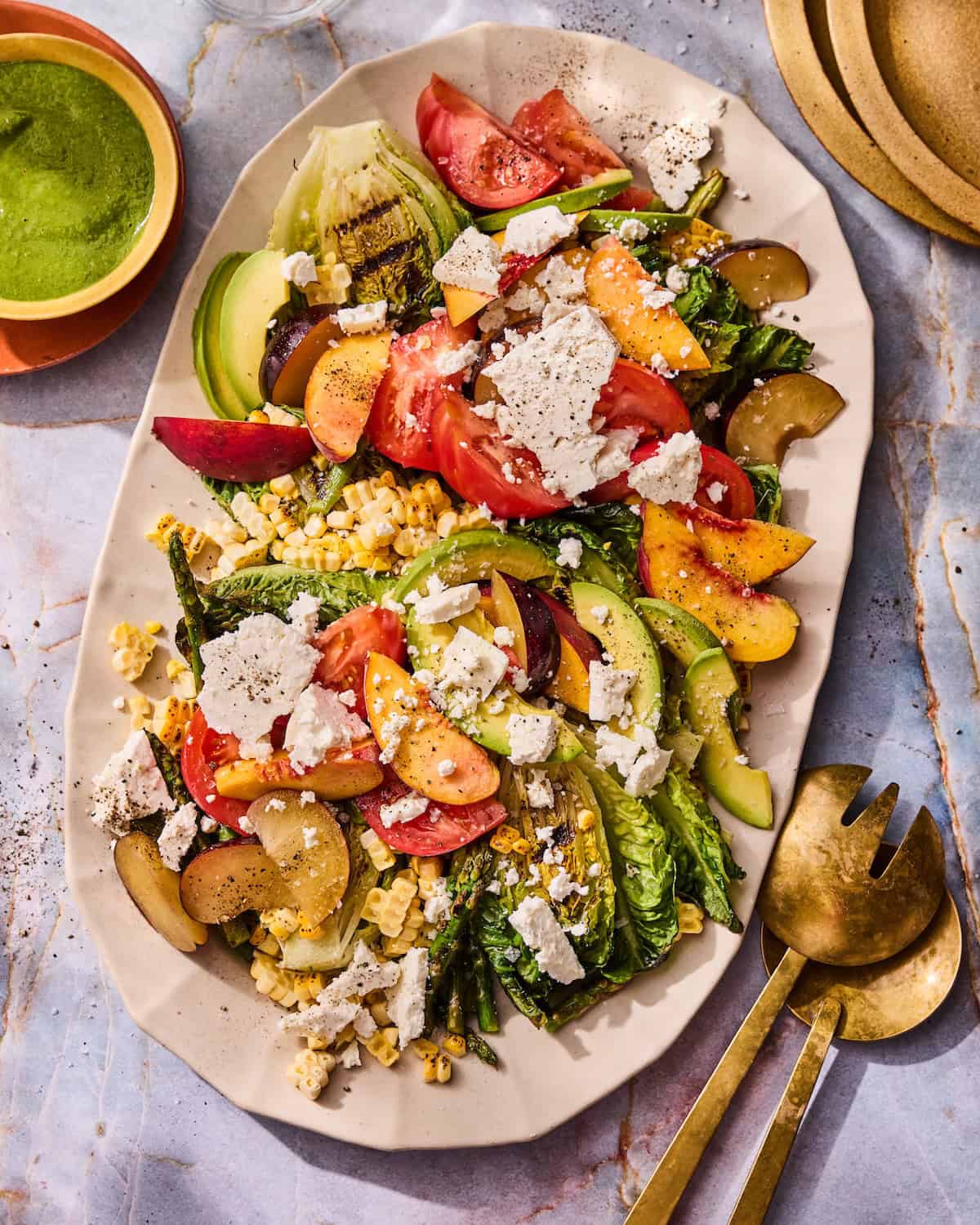 Grilled Romaine Salad