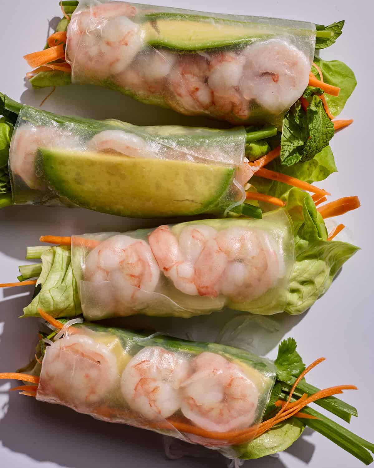 Avocado Shrimp Spring Rolls
