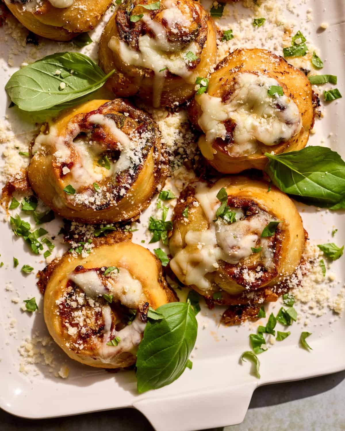 Tomato Basil Pizza Rolls