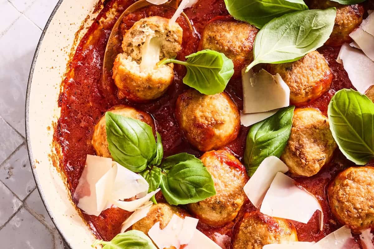 Chicken Parmesan Meatballs