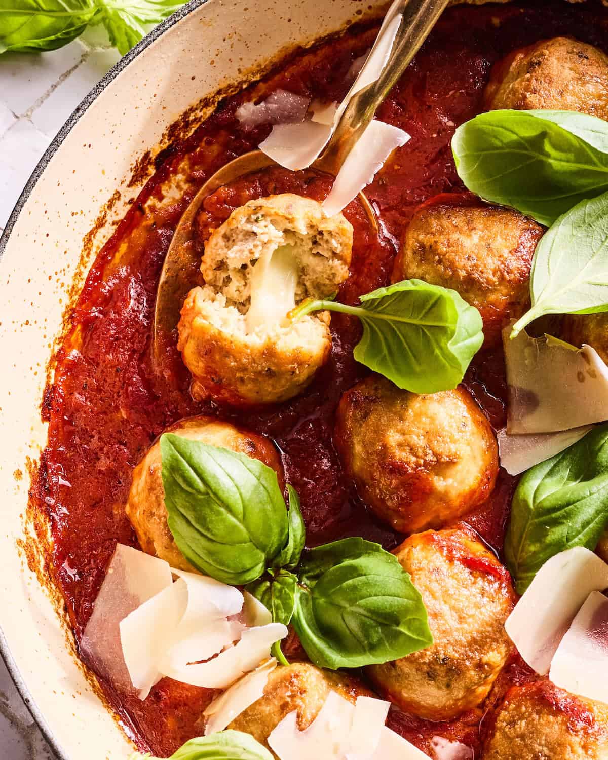 Chicken Parmesan Meatballs