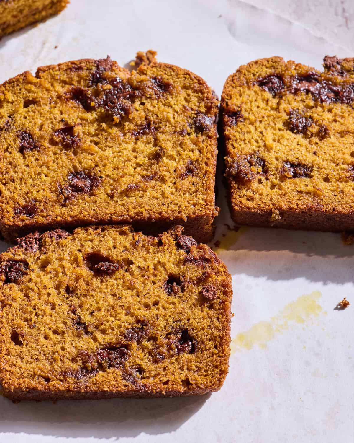 Chocolate Chip Pumpkin Bread