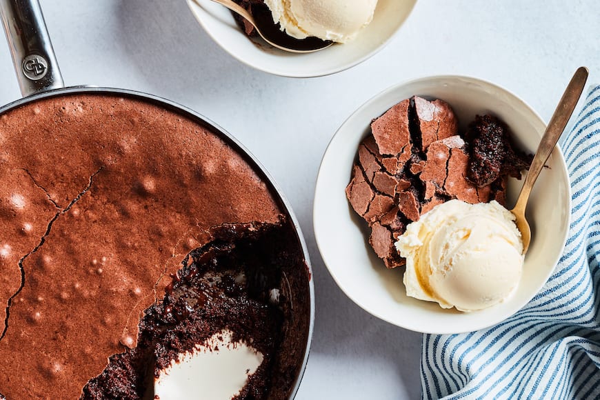 Chocolate Brownie Pudding