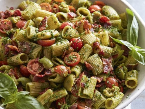 Pesto Pasta Salad - What's Gaby Cooking