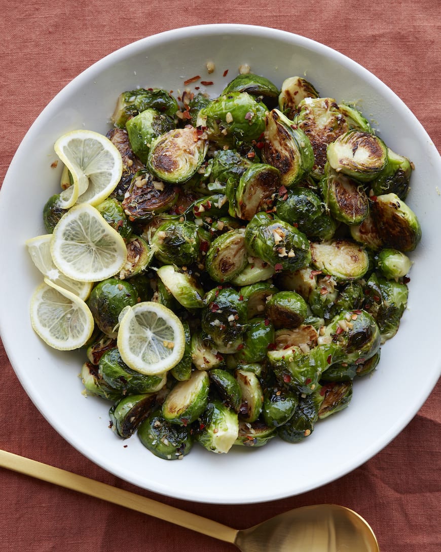 Sautéed Brussels Sprouts from www.whatsgabycooking.com (@whatsgabycookin)