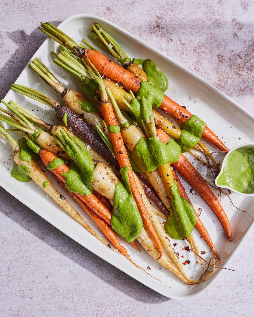 Charred Carrots with Herbs