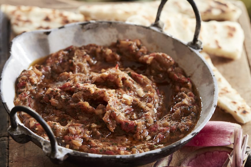 Roasted Eggplant Dip (Zaalouk) What's Gaby Cooking