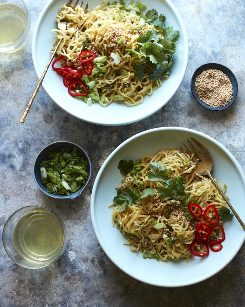 Sesame Ginger Noodles from www.whatsgabycooking.com (@whatsgabycookin)
