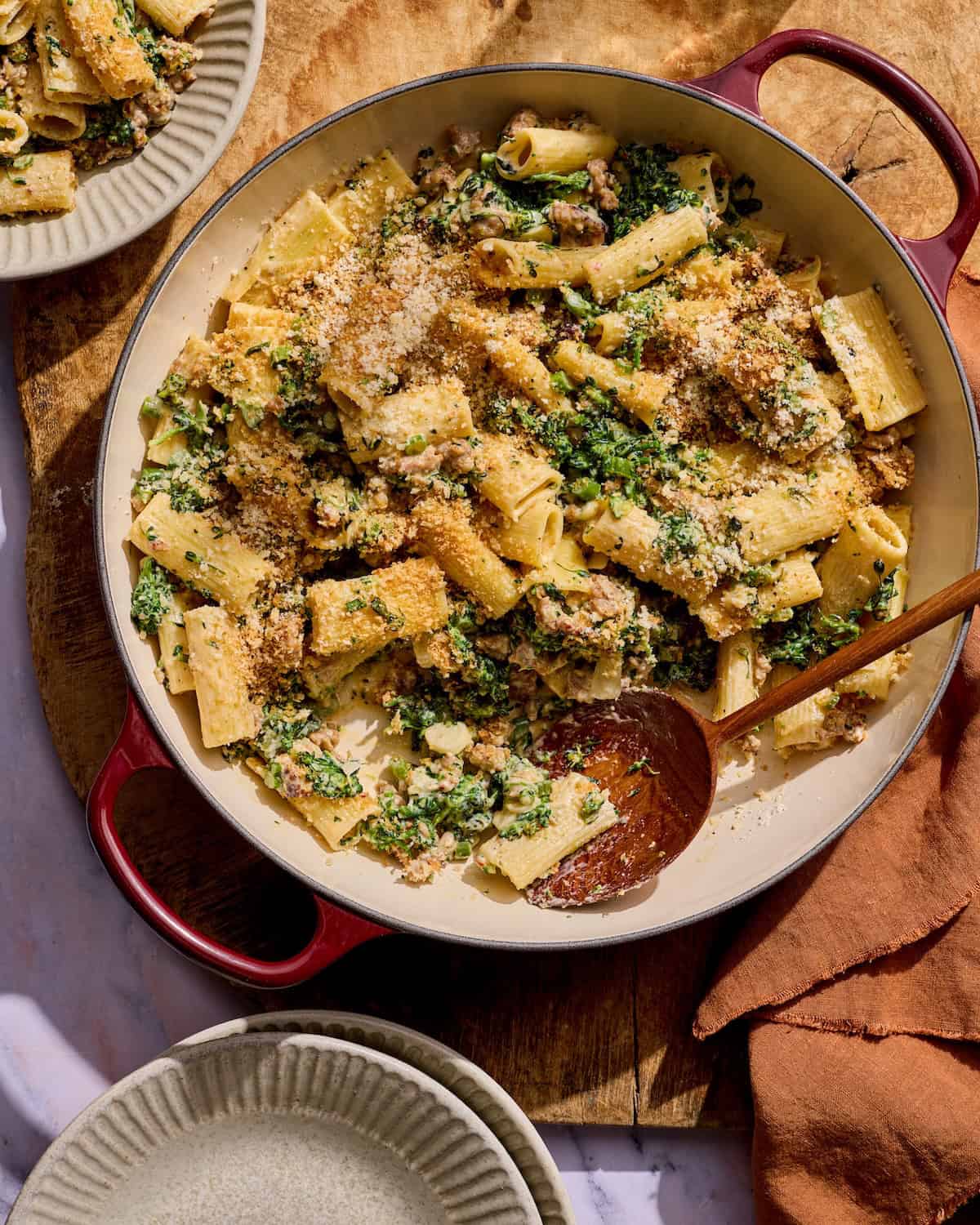 Rigatoni with Broccolini and Sausage
