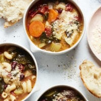 Loaded Minestrone Soup from www.whatsgabycooking.com (@whatsgabycookin)