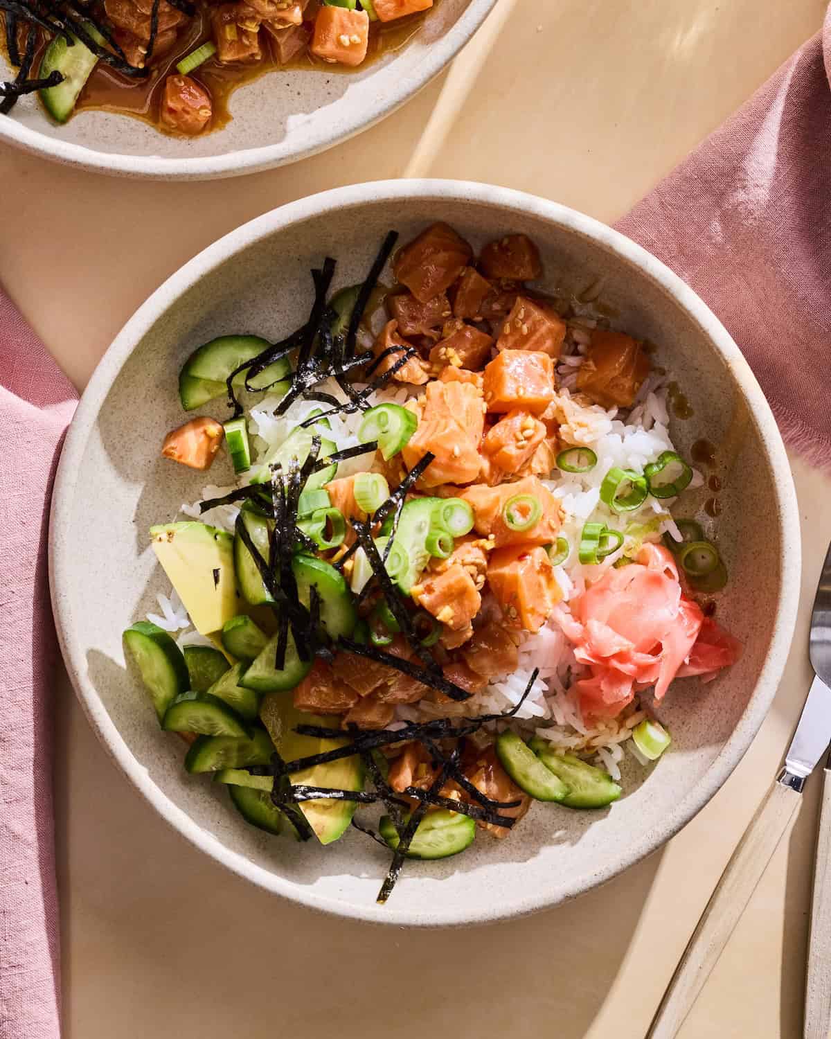 Salmon Sushi Bowls