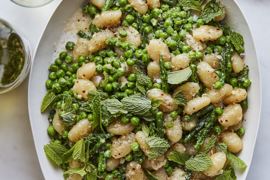 Gnocchi with Peas and Asparagus from www.whatsgabycooking.com (@whatsgabycookin)