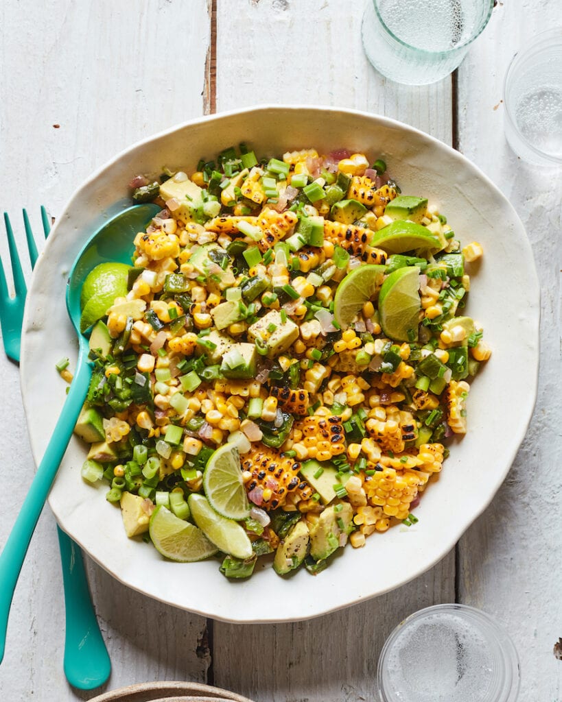 Avocado Corn Salad from www.whatsgabycooking.com (@whatsgabycookin) / grilled vegetables