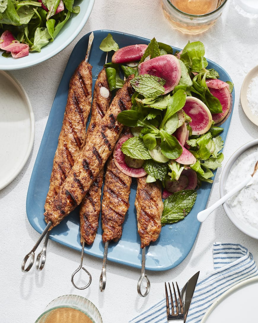 Spiced Chicken Kebabs from www.whatsgabycooking.com (@whatsgabycookin)