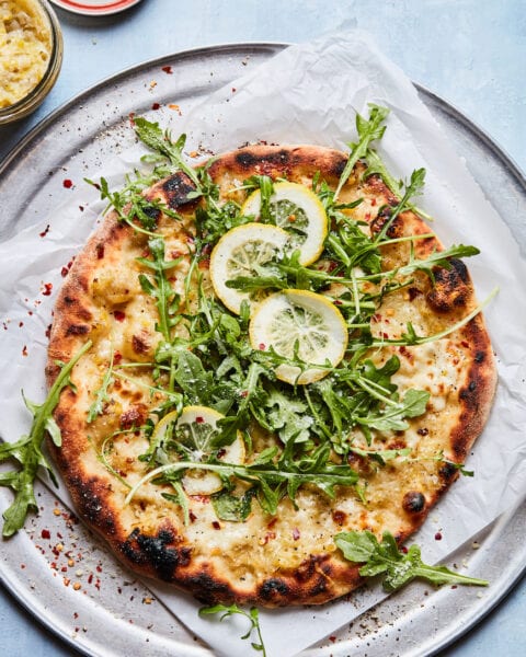 Leek Confit Pizza - What's Gaby Cooking