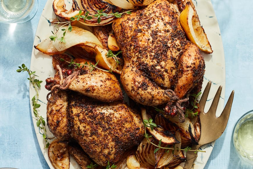 Dad's Roasted Cornish Hens from www.whatsgabycooking.com (@whatsgabycookin)