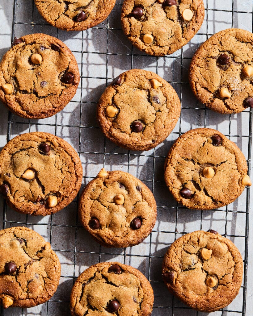 Butterscotch and Chocolate Chip Molasses Cookies from www.whatsgabycooking.com (@whatsgabycookin)