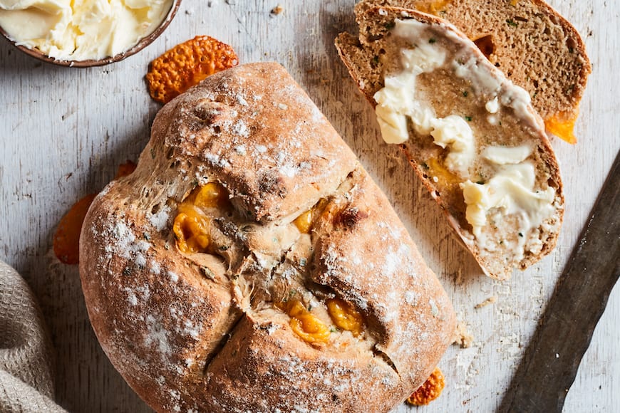Cheddar And Chive Savory Irish Soda Bread What's Gaby Cooking