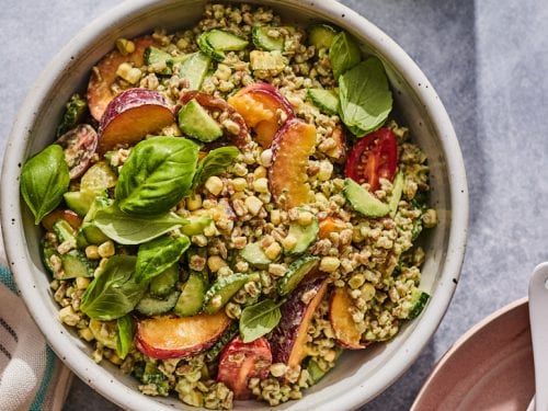 Loaded Steak Salad Bowl With Yogurt Green Goddess - What's Gaby Cooking