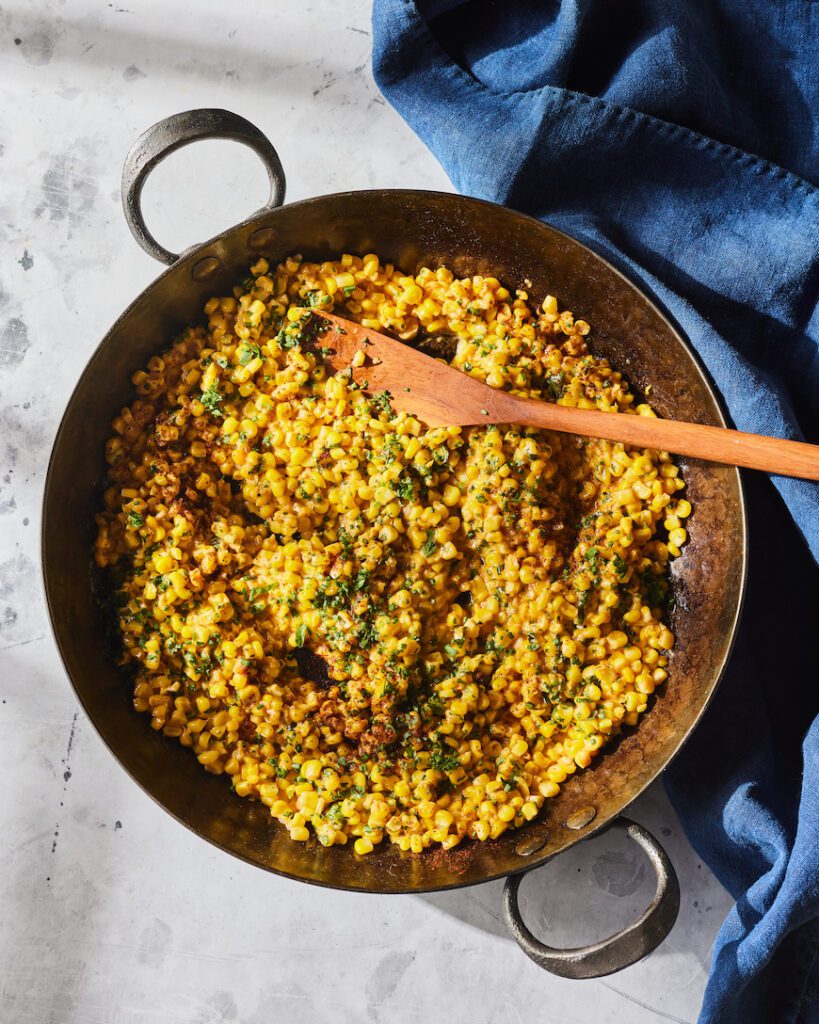 Chili Lime Creamed Corn from www.whatsgabycooking.com (@whatsgabycookin)