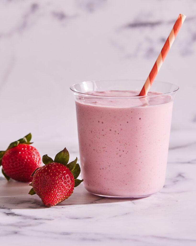 Poppy's Pink Smoothie from www.whatsgabycooking.com (@whatsgabycookin)
