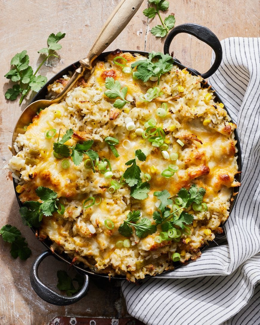 Chicken Rice and Cheese Casserole