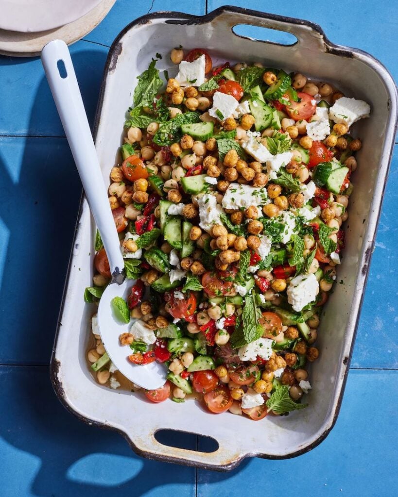 Chickpea Chopped from www.whatsgabycooking.com (@whatsgabycookin)