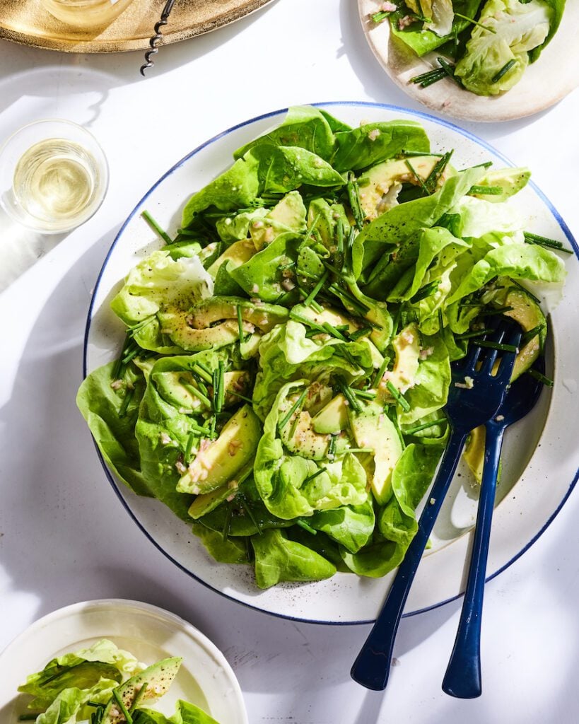 Butter Lettuce Salad from www.whatsgabycooking.com (@whatsgabycookin)