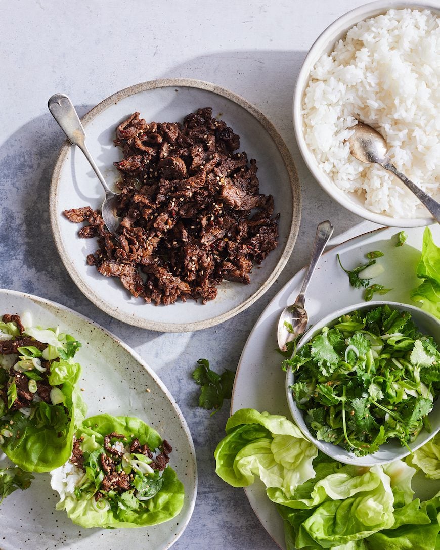 beef bulgogi lettuce wraps from www.whatsgabycooking.com (@whatsgabycookin)