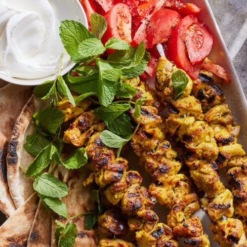 Moroccan Chicken Skewers from www.whatsgabycooking.com (@whatsgabycookin)
