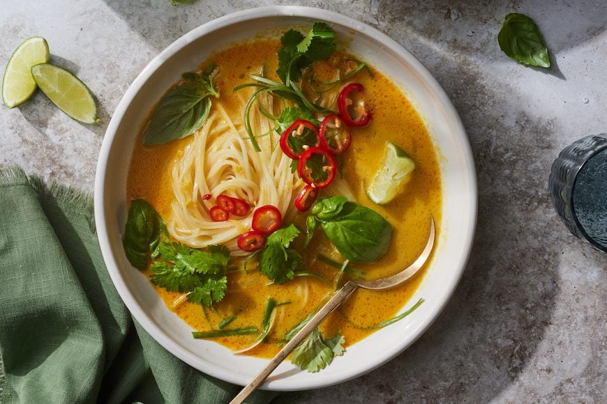 Curry Coconut Noodle Soup