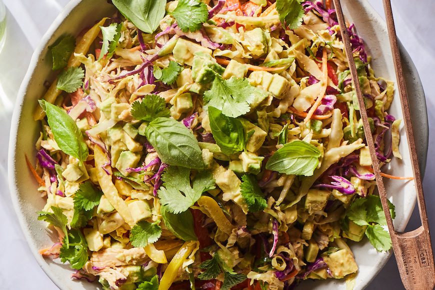 Asian Chicken Slaw from www.whatsgabycooking.com (@whatsgabycookin)