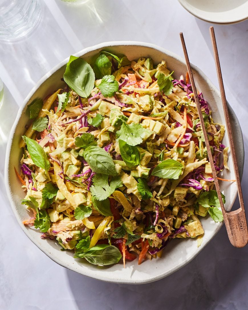 Asian Chicken Slaw from www.whatsgabycooking.com (@whatsgabycookin)