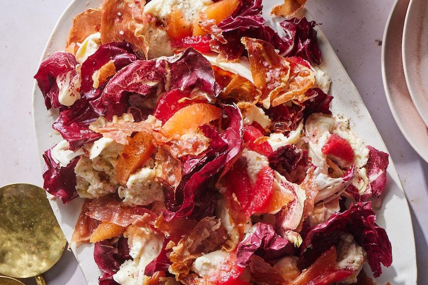 Blood Orange Salad with Prosciutto from www.whatsgabycooking.com (@whatsgabycookin)